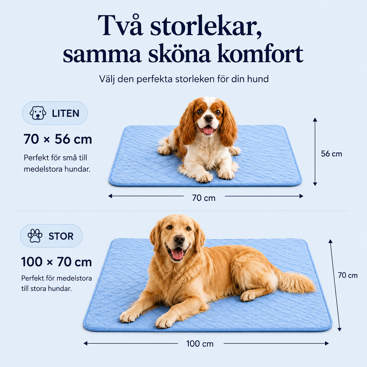 Kylmatta för husdjur
