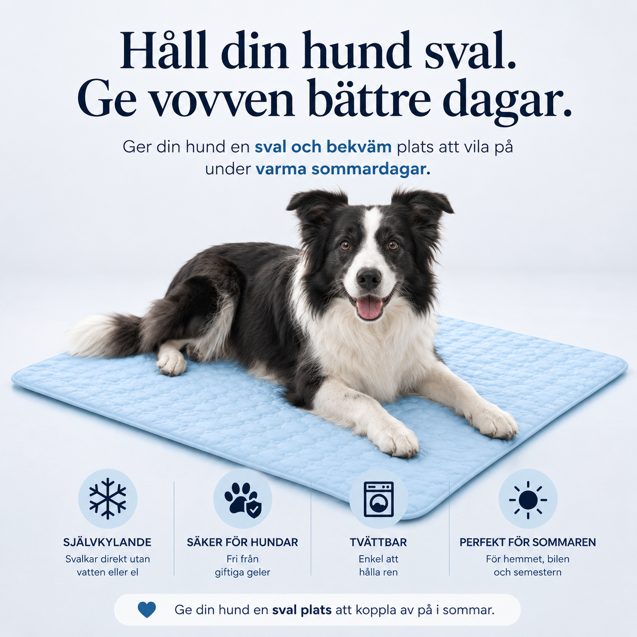 Kylmatta för husdjur