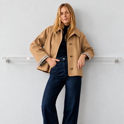 Cropped Trenchjacka