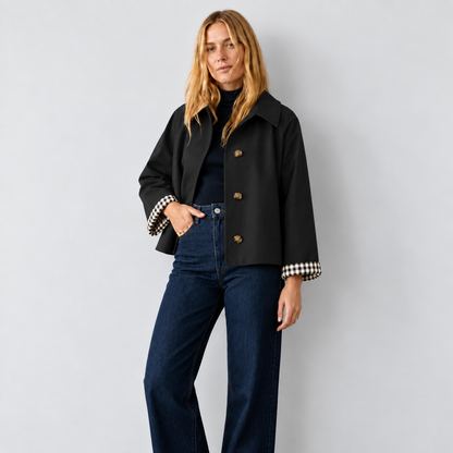 Cropped Trenchjacka